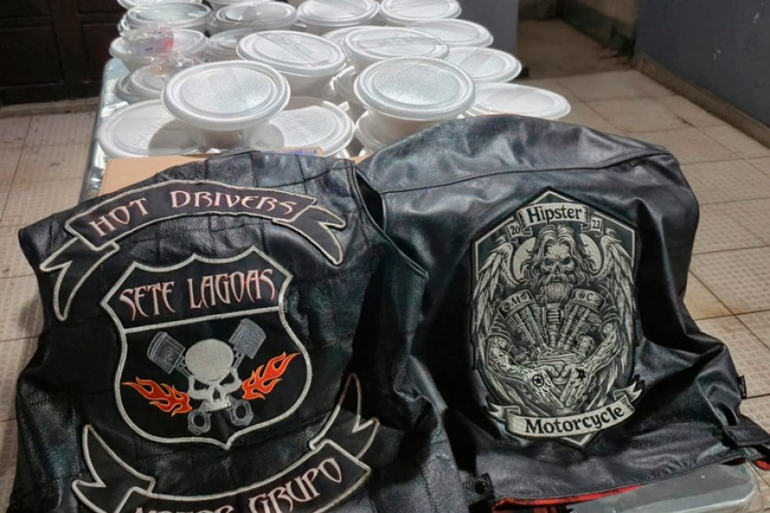Motoclubes promovem ação solidária e distribuem alimentos e agasalhos em Sete Lagoas